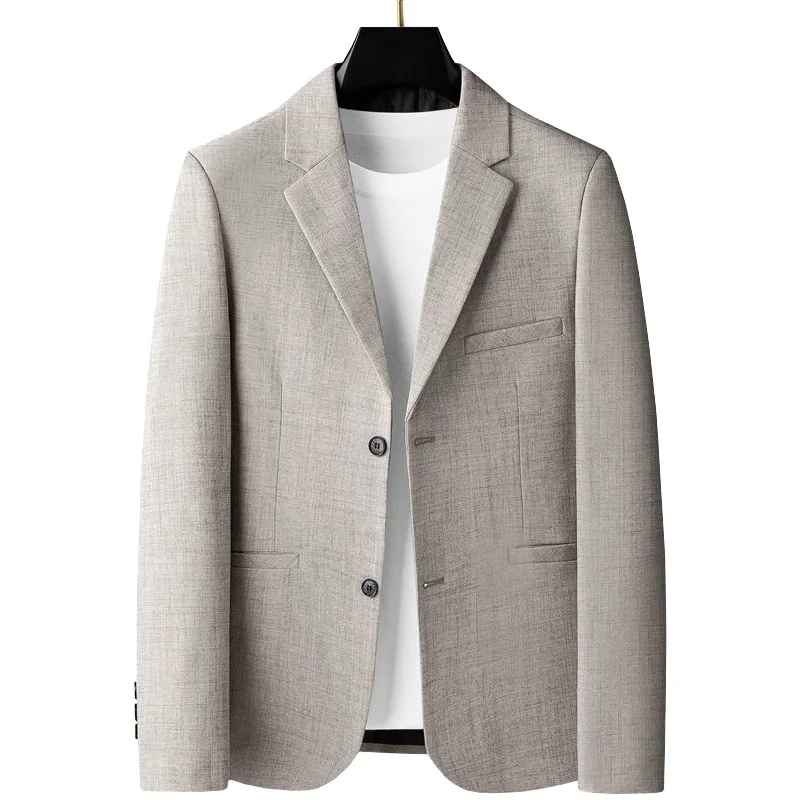 Men Formal Wear With Coat - Новинка, Весенняя мужская Тонкая Деловая одежда,