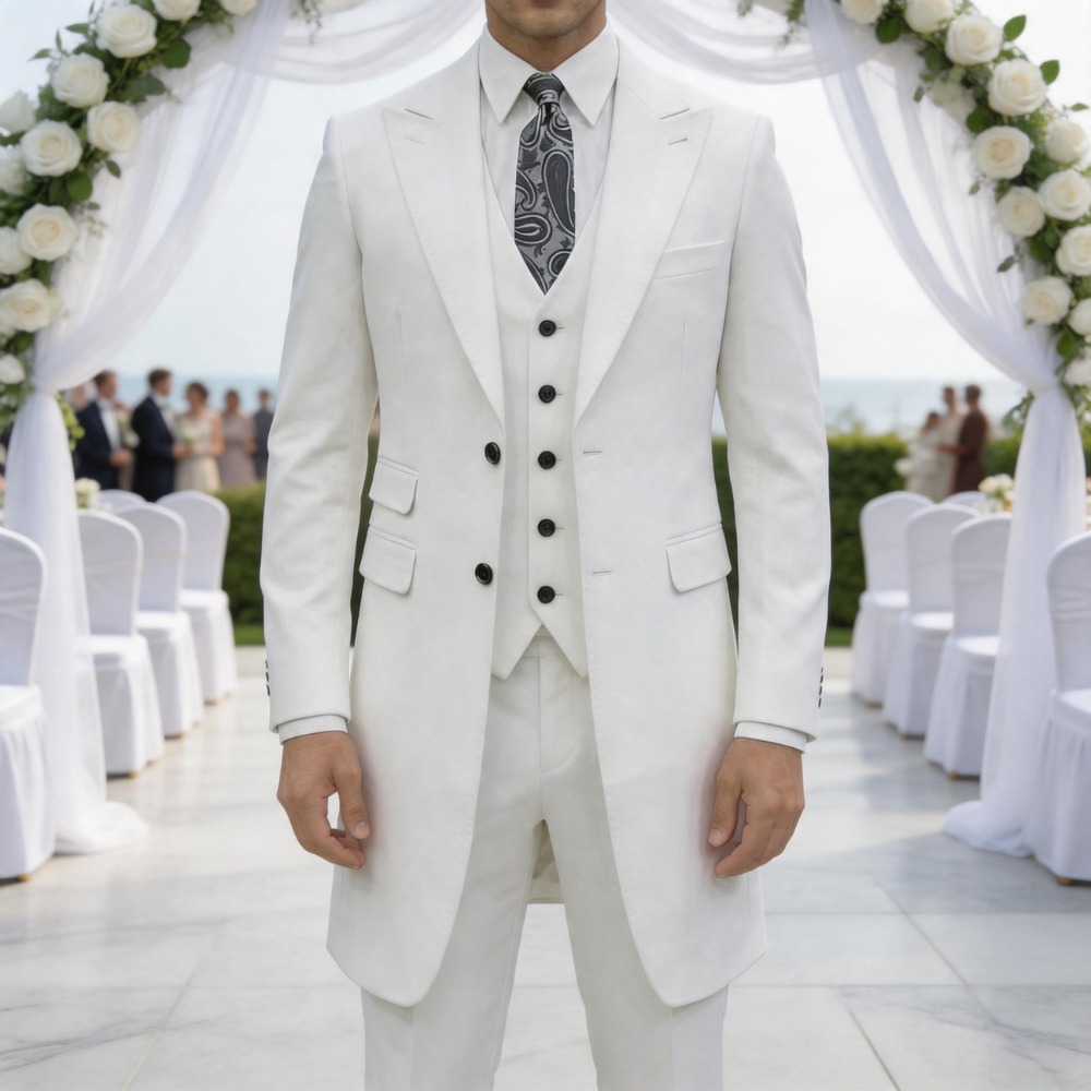 Men Formal Wear Outfits - Мужской костюм Slim Fit из 3