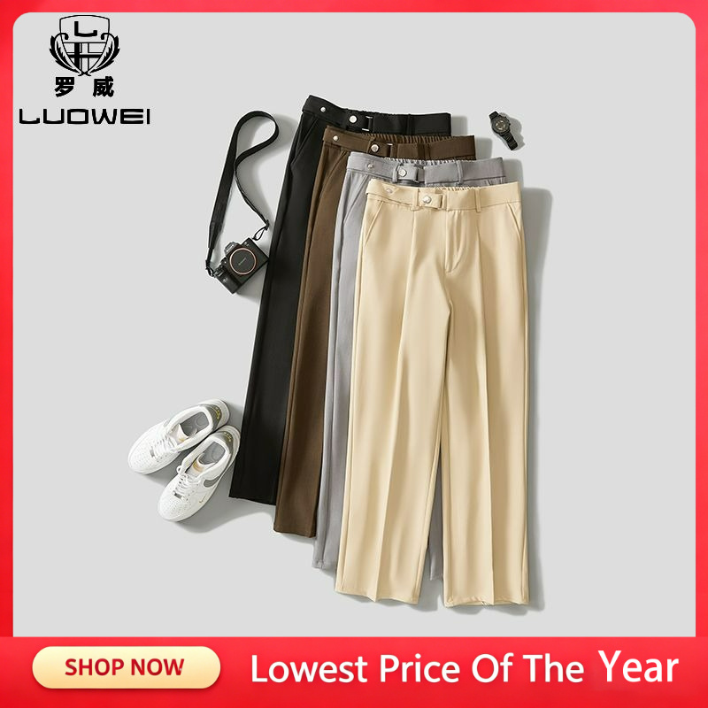 Men Formal Wear Outfits - Мужские легкие повседневные брюки для офиса,
