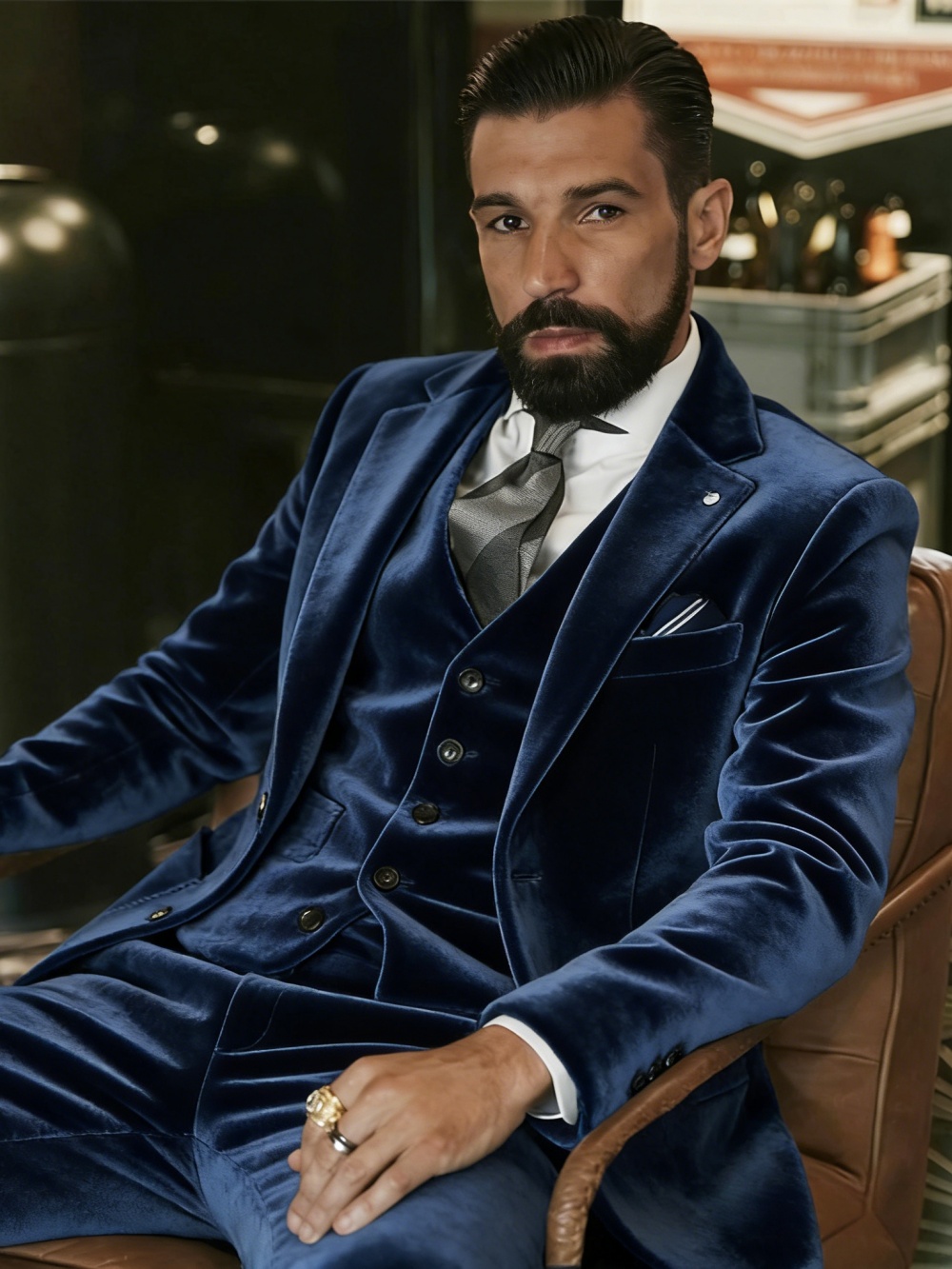 Мужской бархатный костюм-тройк – обзор и цена Men Formal Wear Outfits