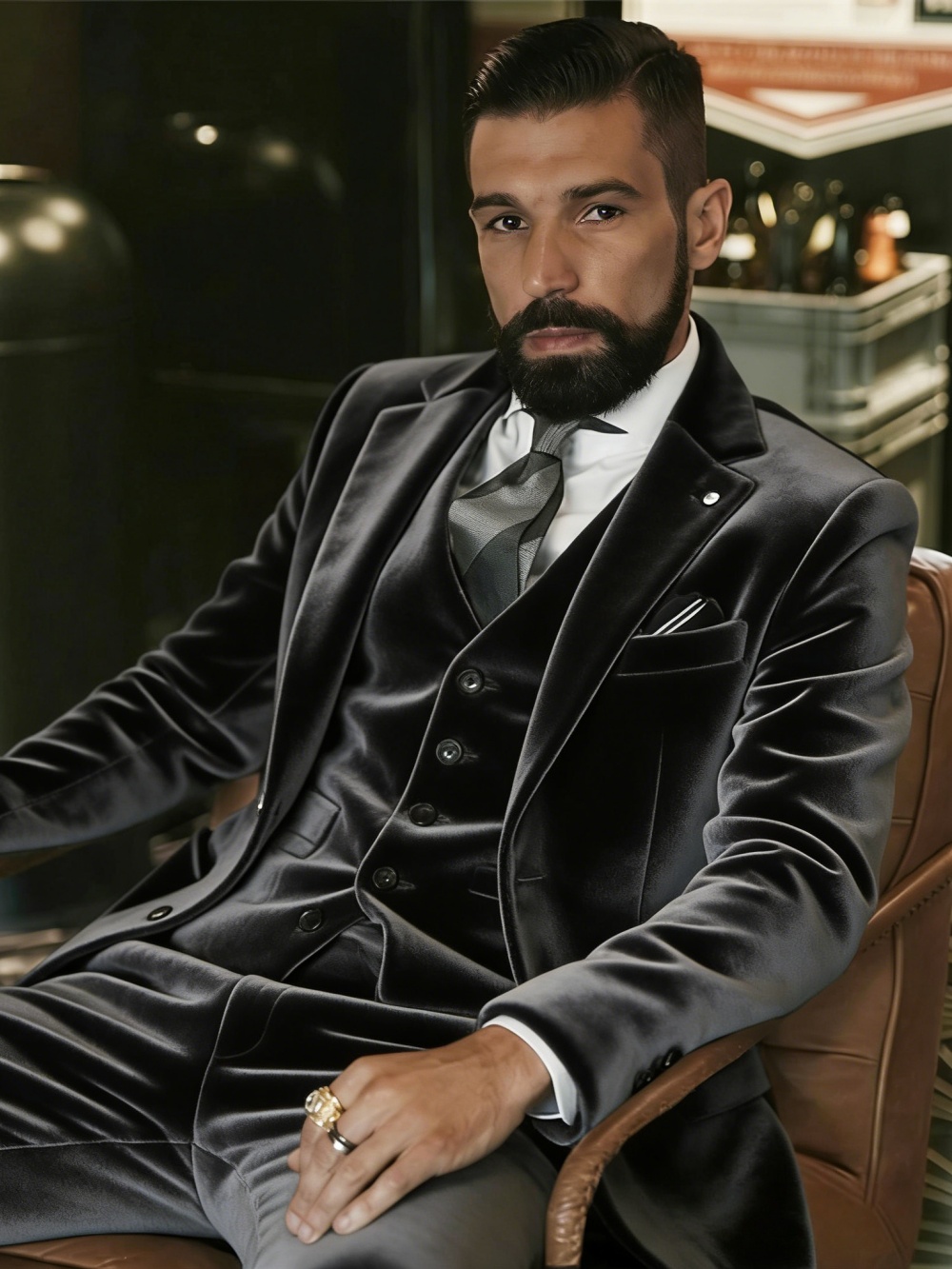 Мужской бархатный костюм-тройк – обзор и цена Men Formal Wear Outfits