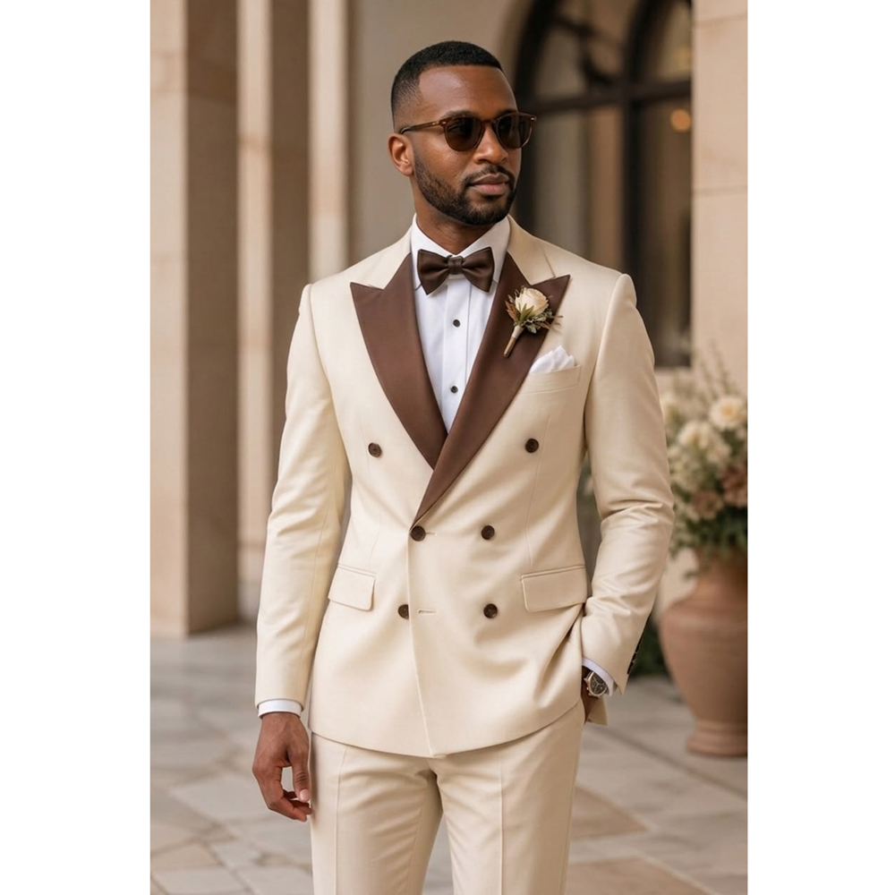 Мужской двубортный смокинг с о – обзор и цена Men Formal Wear Outfits